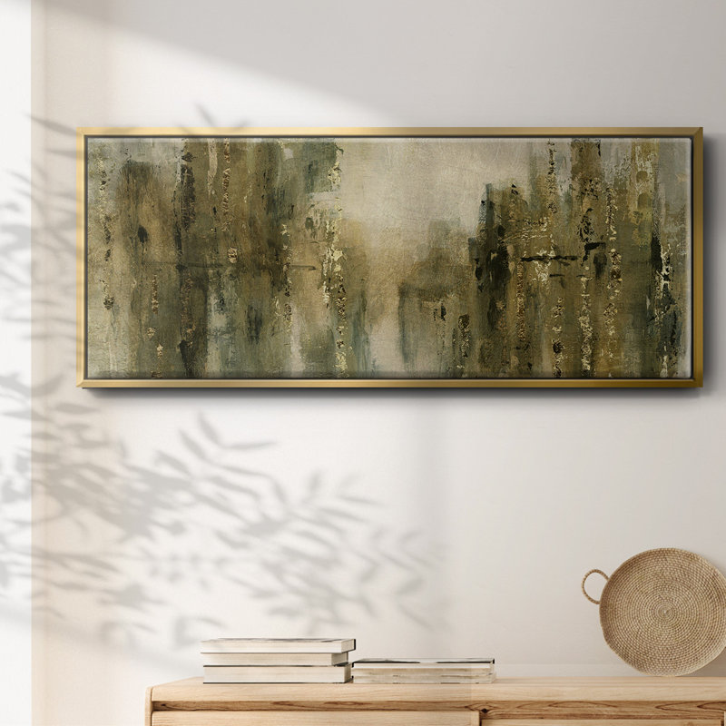 Gold City Shine - toile encadrée, H 20 po x l 50 po