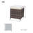 Guynn Metal Outdoor Folding Dining Armchair with Cushions