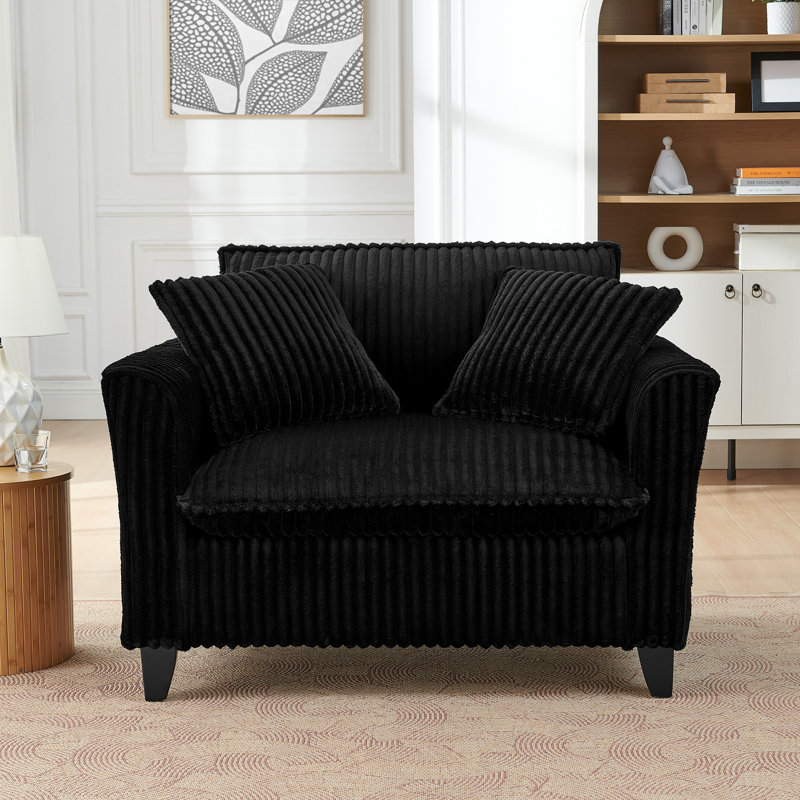 Fauteuil Lazy, Noir