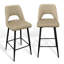 Ensemble de 2 tabourets de bar Home