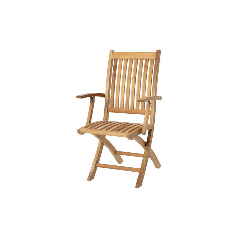 Chaise avec accoudoirs pliante Melosa