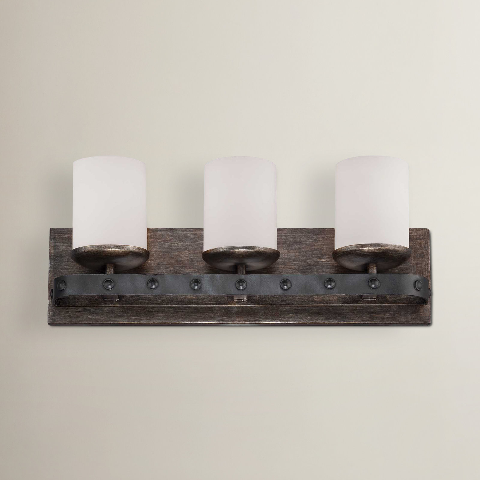 Yancy 3 Light Frosted Dimmable Vanity Light