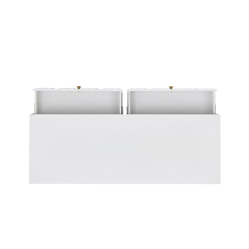 Bethli 50'' W 6 - Drawer Dresser, Solid White