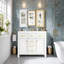 Ensemble de meuble-lavabo simple 36 po avec lavabo en céramique-1752958385