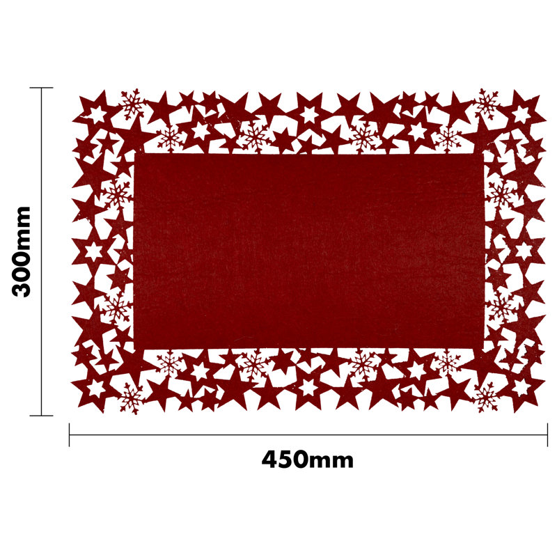 Spencerport Placemat, Maroon
