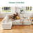 Epping Chasidi U-Shaped Sleeper Sectional Tufted Sofa Bed with Storage Chaise-98704082