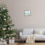 «Snowy Christmas Tree on Beach», estampe numérique encadrée par Amanda Hilburn-106211523-106211522