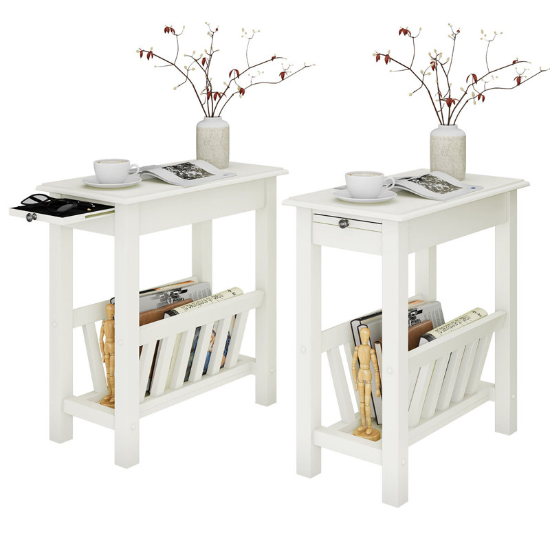 Table de bout Firica, Blanc