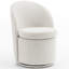 Fauteuil d'appoint pivotant avec dossier haut-1690956892
