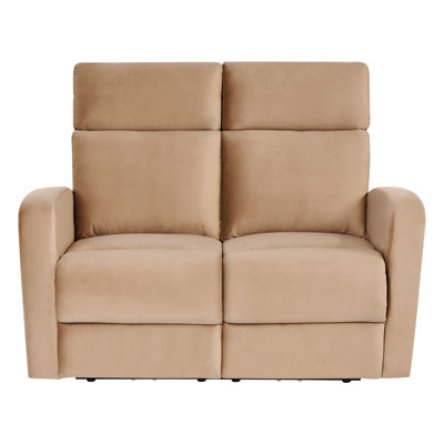 Aithan 2 Seater Reclining Velvet Sofa