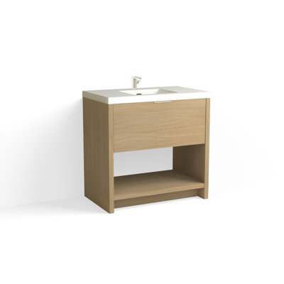 Vista 36" W Freestanding Single Bathroom Vanity