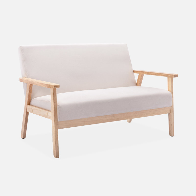 Mitre 2 Seater Loveseat, White
