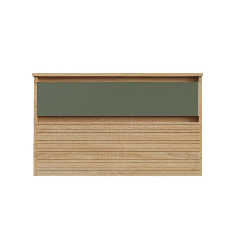 Bathroom Vanity Cabinet CODE Collection by DAX, 48" W, Green