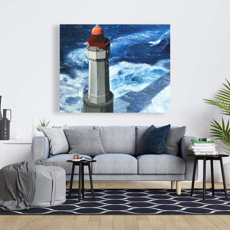 Le phare de jument - Toile côtière marine | Décoration intérieure