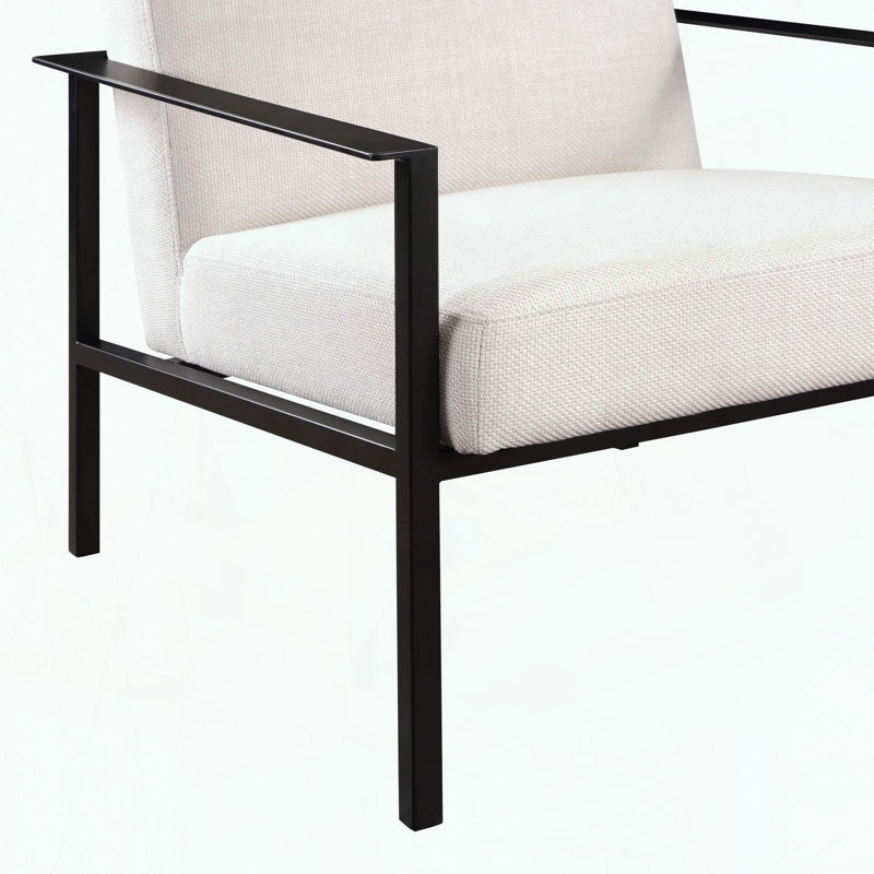 Chaise d'appoint avec structure en métal