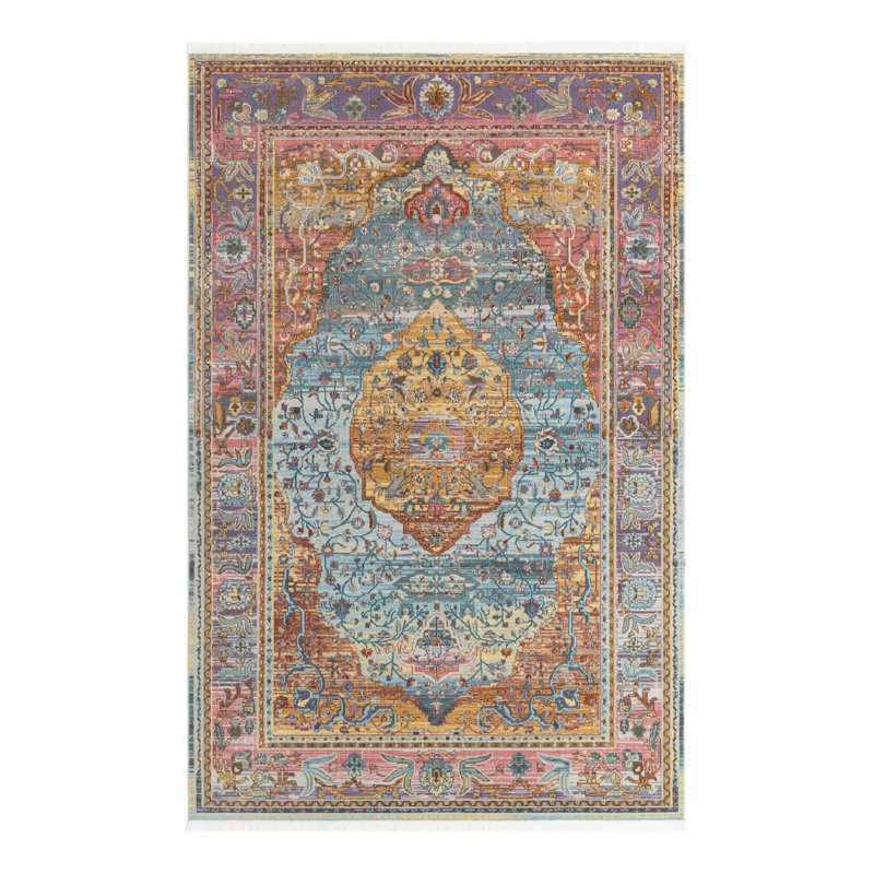 Folmar Abstract Indoor Rug, Rectangle 6' x 9'