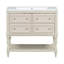 Armoire de salle de bain avec lavabo en résine et 4 tiroirs-716338085
