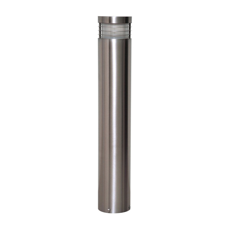 Giacchetto Bollards, 60cm H x 10.2 cm W x 10.2 cm D, Silver