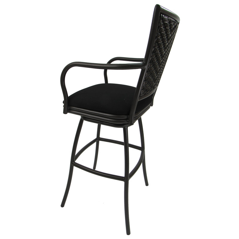 Tabouret de bar Cutlip, Noir, 35 po
