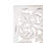 White Wooden Floral Handmade Intricately Carved Home Wall Decor, Set of 3 12"W, 36"H