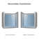 Sorrento Lux Semi Frameless Double Sliding Shower 60'' W x 70'' H Double Added Frameless Shower Door with Clear Glass