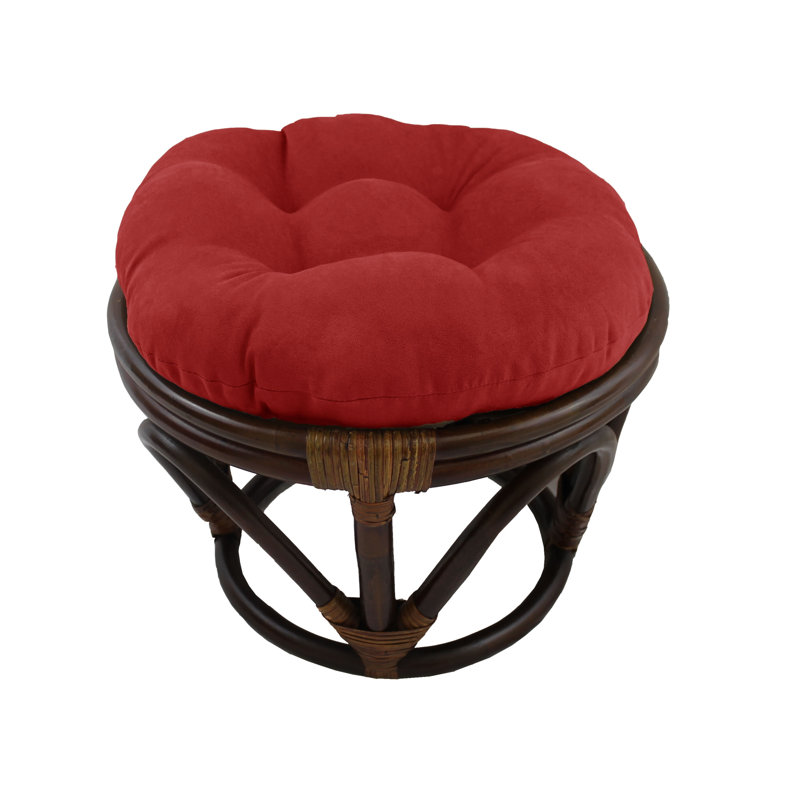 Coussin de repose-pieds d'intérieur, Rouge cardinal