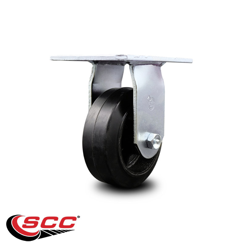 Rubber on Steel Caster