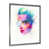 Impression argent sur toile encadrée