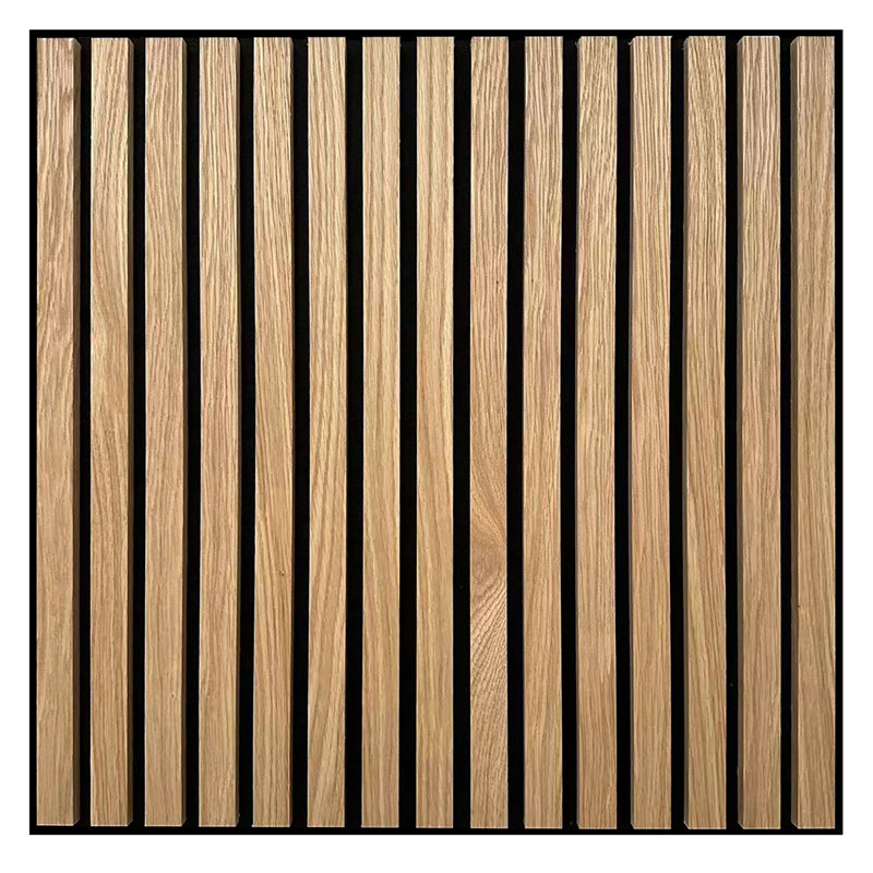 Panneaux muraux naturels à lattes de bois