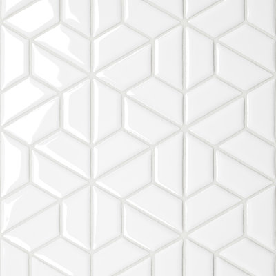 Le Cafe 11" x 12.75" Porcelain Marble Look Wall & Floor Tile