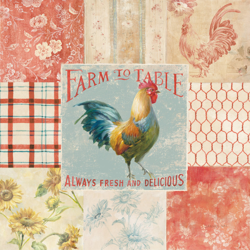 Farm Nostalgia I, H 30 po x l 30 po x P 1,25 po
