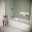 Baignoire en acier émaillé 60 po x 30 po Alcove / Tile-98619508