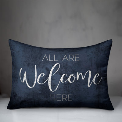  All Are Welcome Rectangular Pillow Cover & Insert