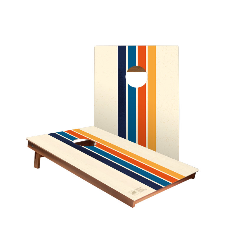 Planches de cornhole 2 pi 3 pi Vintage Stripes