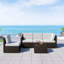 Ensemble de conversation modulaire pour patio 5 personnes avec coussins-1491872250-1491872249