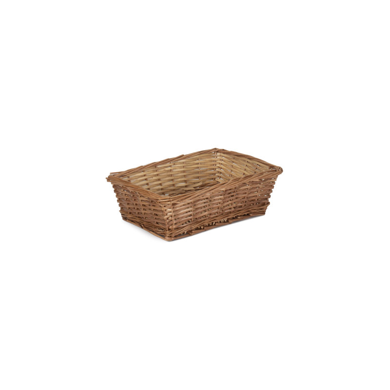 Faysville Wicker Tapered Storage Tray Basket