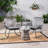 3PC Patio Table And Chairs Set