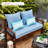 Outdoor 4'' Bench Seat / Back Cushion-503256127