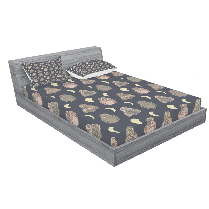 Microfiber Sheet Set, Queen Sheet Set with Fitted Sheet
