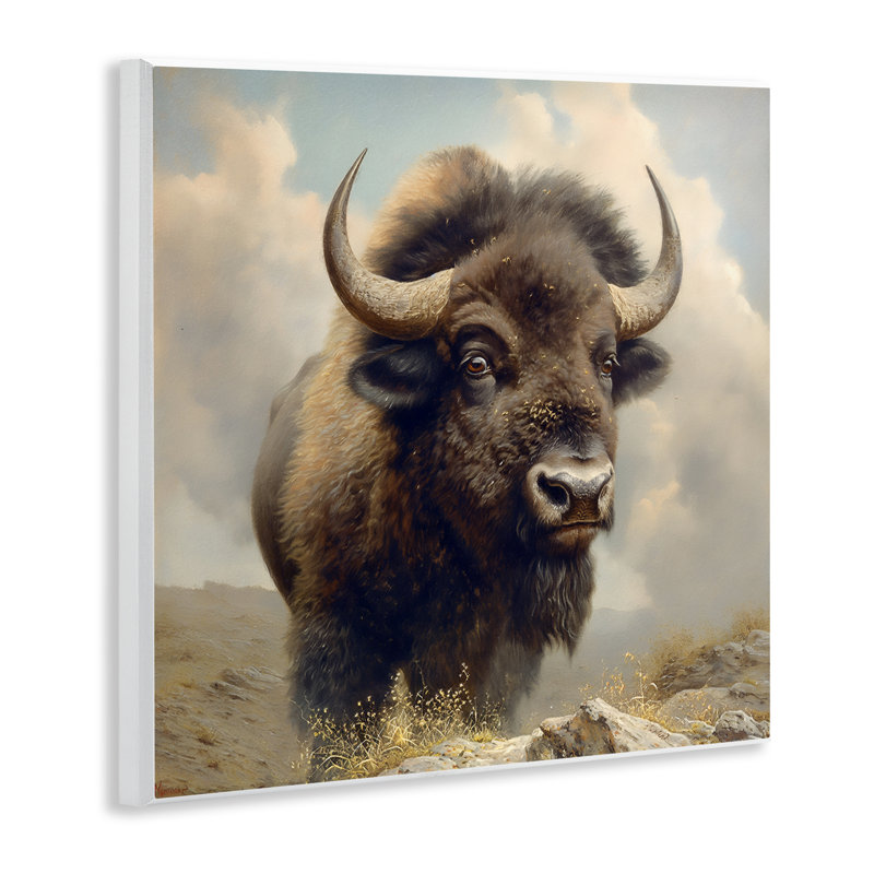 «Strong Bison Horns» par Steve Huntziker