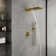 Rainier 22" Rainfall Complete Shower System with with Rainfall & Waterfall Spray, Handheld and Rough-in Valve Included