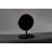 Onyx Lamp, Round Black Base