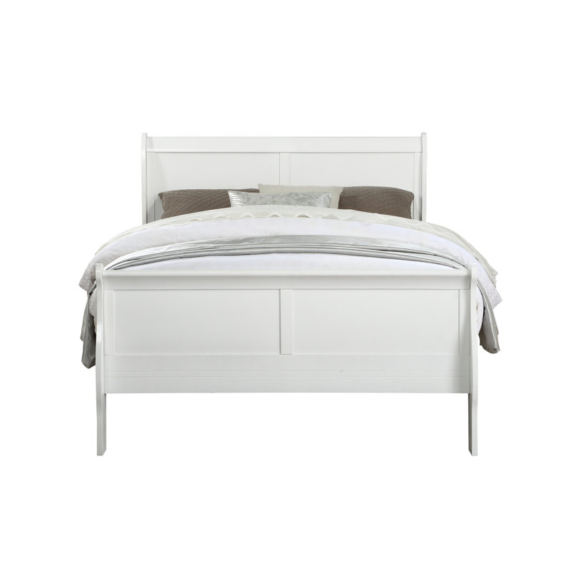 Lit, Simple, Blanc