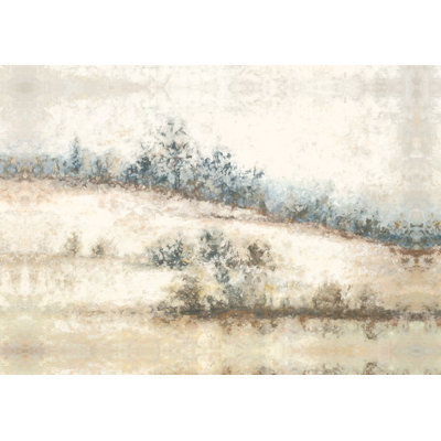 Shades Blue Cream Landscape - Painting Print