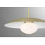 Luminaire suspendu simple à 1 lumière Del-390499621
