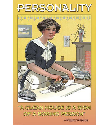 « personnalité » par wilbur pierce, affiche rétro