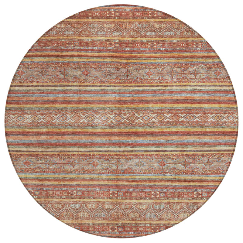 Tapis rond lavable 8 pi
