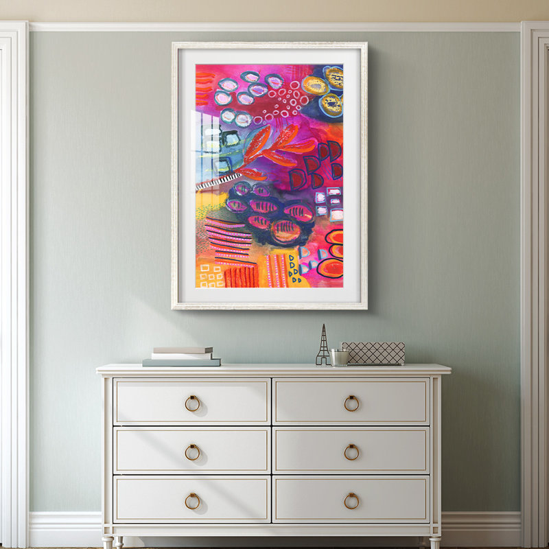 «Vivacialy change I», impression encadrée, H 28,5 po x l 20,5 po, Blanc