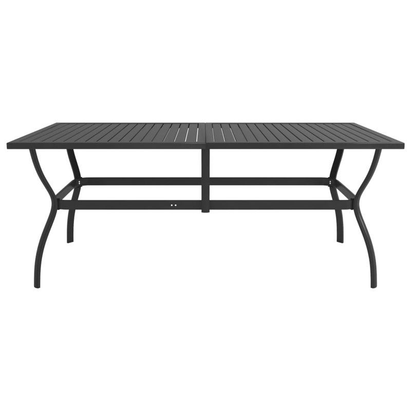 Courson Patio Table, Anthracite, 31.5" W x 74.8" L x 28.3" H