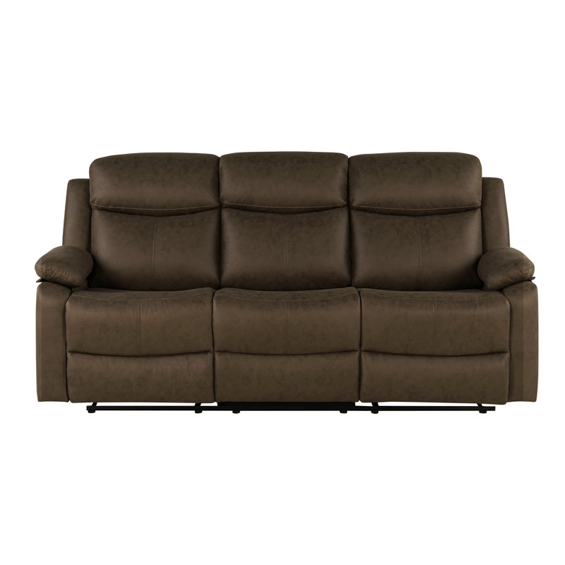 6026 Dark Brown Reclining Sofa